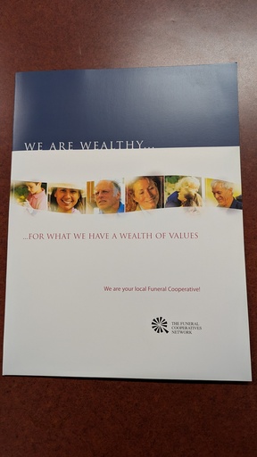 Pochettes anglais "We are wealthy…"